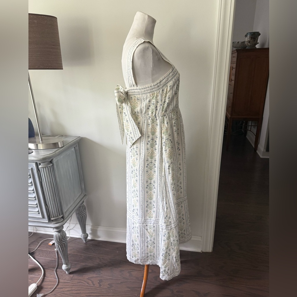 Spartina 449 Linen Midi Dress Size Medium - Picture 8 of 14